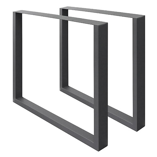 Ecd germany pieds de table rectangulaires