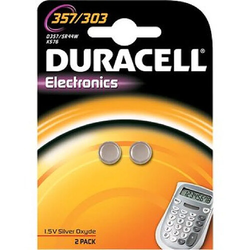 Duracell 303/357 Batterie à usage unique SR44 Argent-Oxide (S)