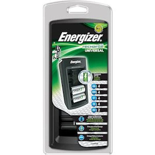 chargeur universal - pour pile aa aaa c d et 9v - energizer 423716
