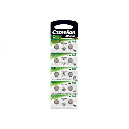 Camelion 10 piles alcalines AG3