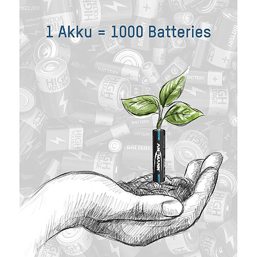 Ansmann AAA 550mAh NiMH - Lot de 8