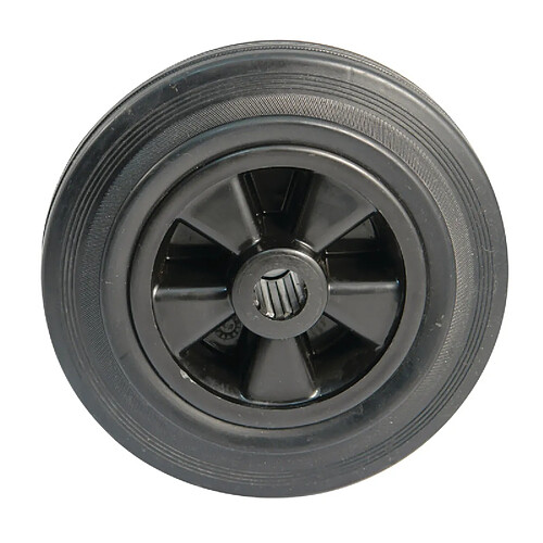 Avl Roue caoutchouc pour meuble - Noir