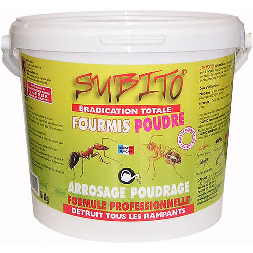 Anti-fourmis en poudre 5kg - FOURMIS POUDRE 5KG - SUBITO