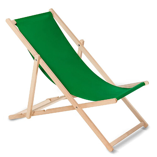 GreenBlue Chaise longue pliante - Vert