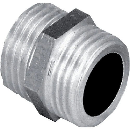 ALTECH Mamelon en Laiton à Visser Mâle/Mâle 20 x 27 Chromé