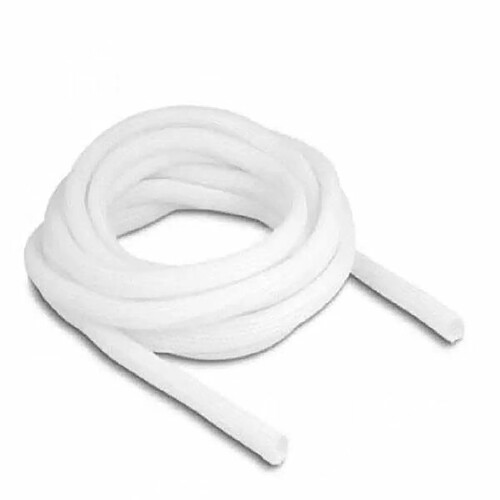 Delock Geflechtschlauch 9 mm 5m Blanc