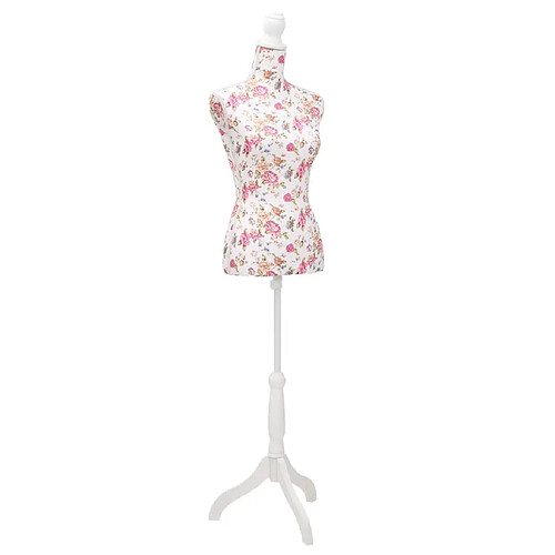 vidaXL Buste de couture Blanc