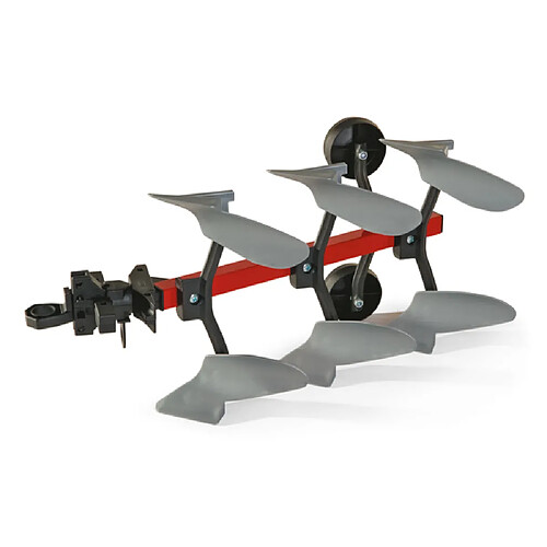 Rolly Toys Charrue réversible rollyScraper - Noir, Gris, Rouge
