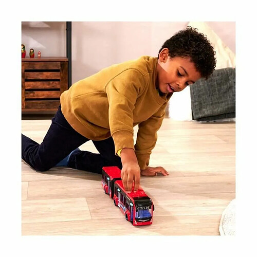 Jouet Bus De Ville Avec Portes Ouvrantes, Lumières Et Musique – Modèle Réaliste 28,5 Cm – Fonctions éducatives – Piles AAA Incluses – Pour Enfants