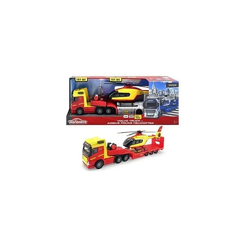 Majorette Camion Hélicoptère Police