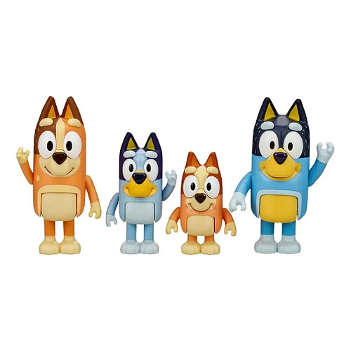 Moose Toys Bluey Pack 4 Figurines