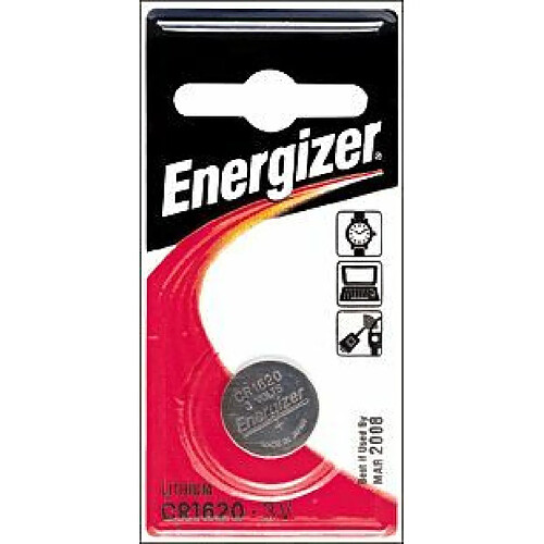 Energizer pile bouton lithium CR1620