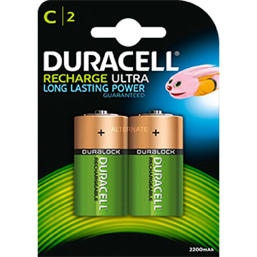 Duracell piles rechargeables HR14 C - Lot de 2