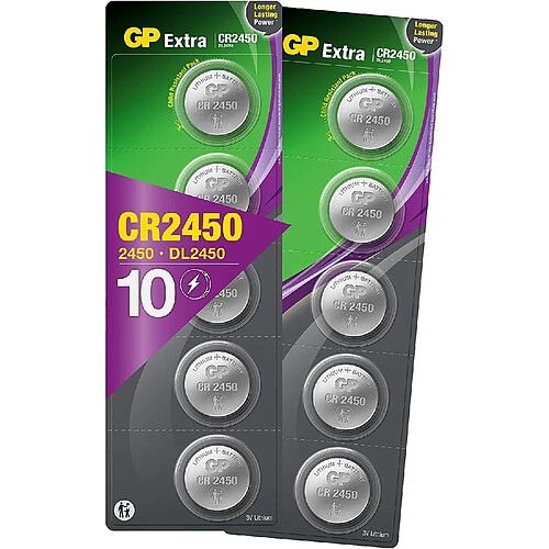 GP - Piles CR2450 (10 pcs)