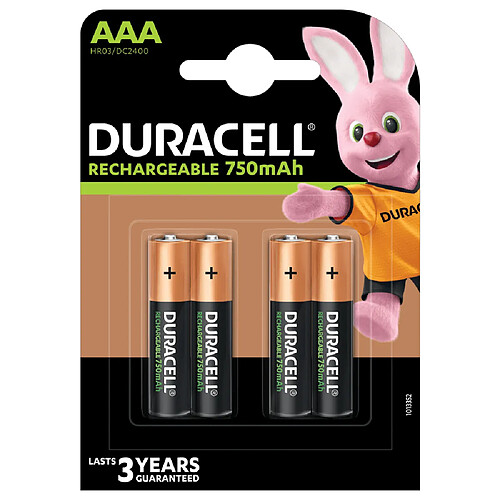 Duracell Piles rechargeables AAA NiMH