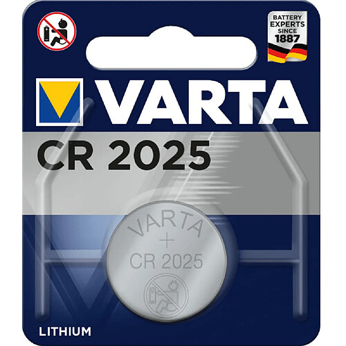 Varta CR2025 3.0V Lithium Pile Bouton