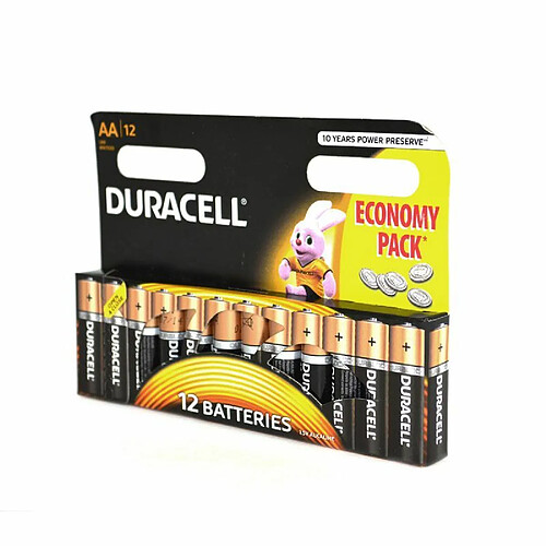 DURACELL Pile alcaline AA R6 - 12 pcs