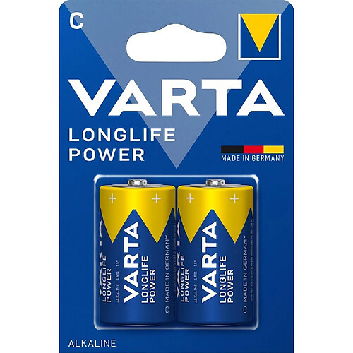 Varta Piles alcalines LR14 C - Lot de 2