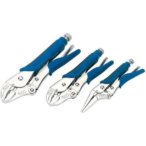 Draper Tools Jeu de Pinces-Étaux 3 pcs 88293