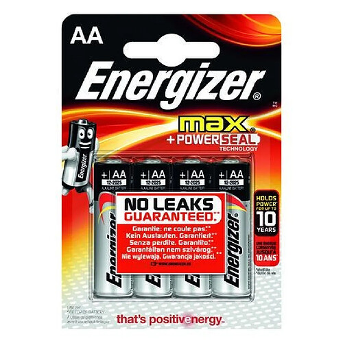 Blister 4 piles LR06 Energizer Max