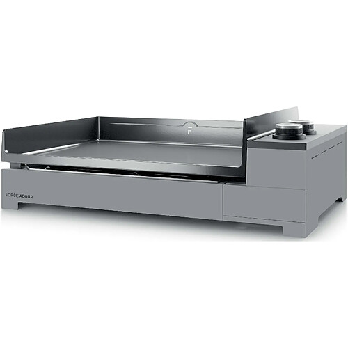 Plancha gaz 5300w plaque fonte émaillé 58.5x40.5cm - PREMIUMG60ANG - FORGE ADOUR