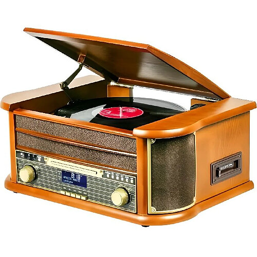 Platine Vinyle Vintage en Marqueterie en vente sur