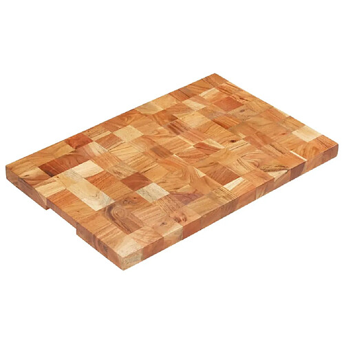 vidaXL Planche à découper Bois d'acacia massif 60x40 cm