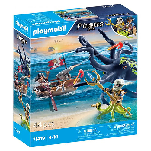 Playmobil® Playmobil 71419 Pirate avec pieuvre géante