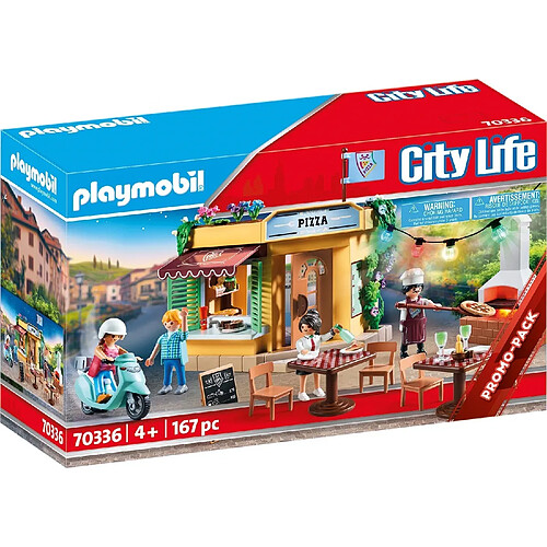 Playmobil® PLaymobil 70336 Pizzeria avec Terrasse