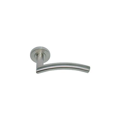 Poignées de porte sur rosace ronde - lot de 2