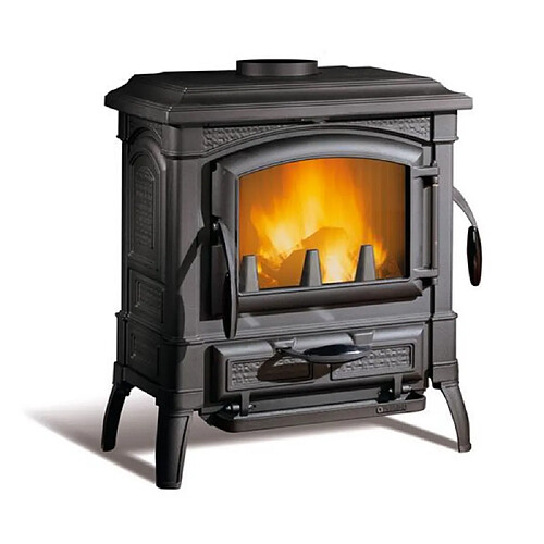 La Nordica Extraflame Poêle à bois fonte 7.3kw noir - ISETTAEVO4.0 - NORDICA EXTRAFLAME
