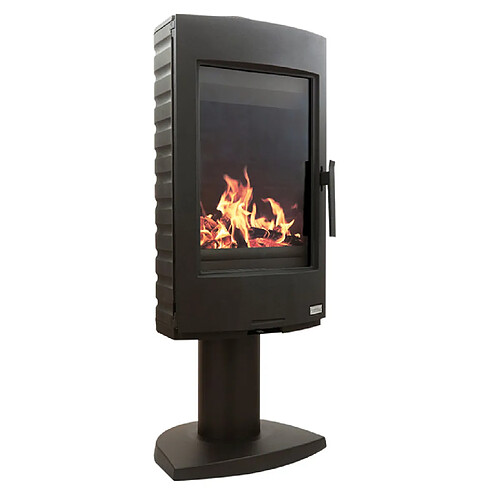 Poêle à bois 7.5kw anthracite - 389130 - Equirre - GODIN