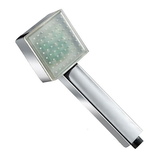 Totalcadeau Pommeau de douche carré lumineux