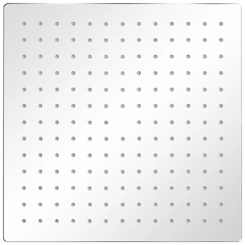 helloshop26 Lot de 2 Pommeaux Douche Carré - Inox