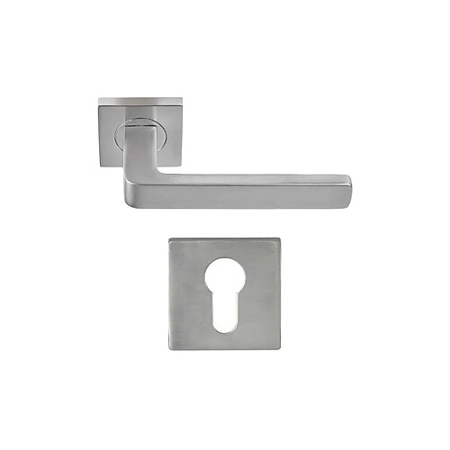 Poignée et rosace de porte Soho en aluminium