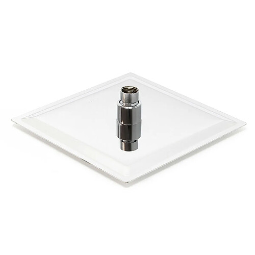 Helloshop26 Pommeau de Douche Carré - 25 x 25 cm Acier Inoxydable