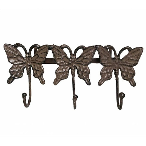 L'Héritier Du Temps Patère Papillon - Marron