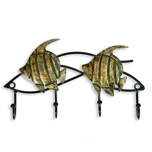 Crochet mural animaux - Métal, design décoratif