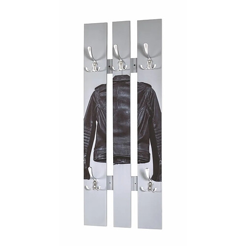 Pegane Porte-manteau mural - Gris