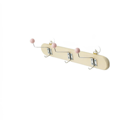 Crochet mural décoratif bois/fer - Universel