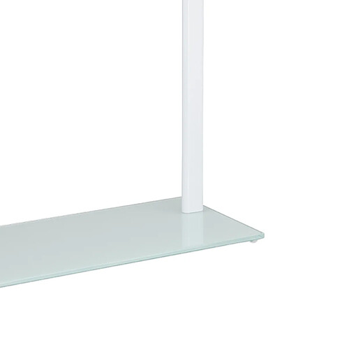 Helloshop26 Porte-serviettes sur pied - Blanc