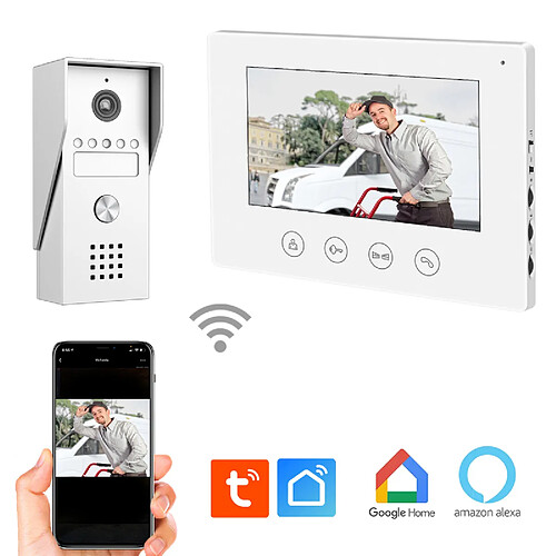 KYF Portier Vidéo WiFi Ecran 7''