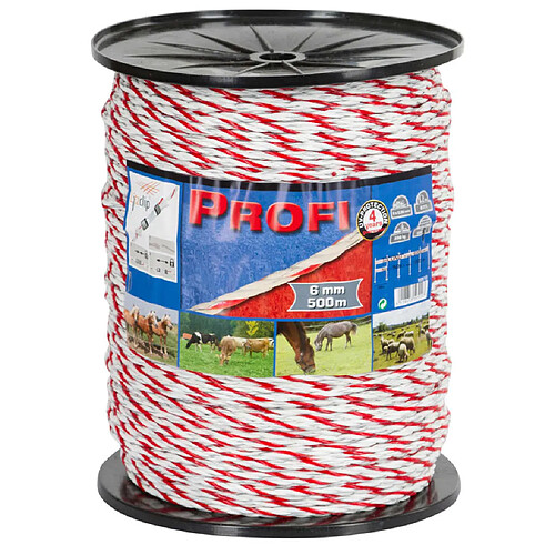 Kerbl Corde clôture électrique Profi PE 500 m