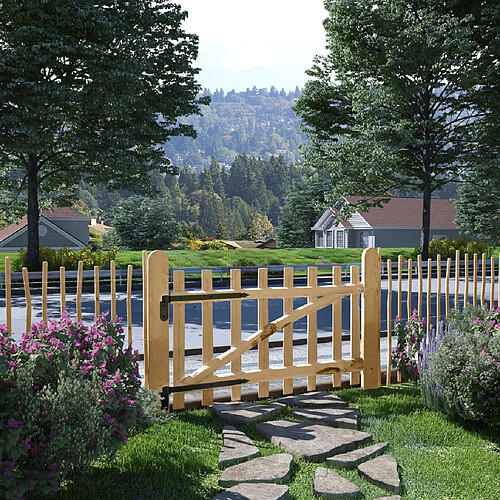 vidaXL Portillon noisetier 100x60 cm
