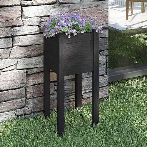 vidaXL Jardinière - Noir