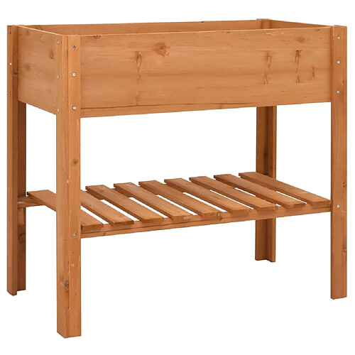 vidaXL Jardinière Bois de sapin - 88x43x80 cm