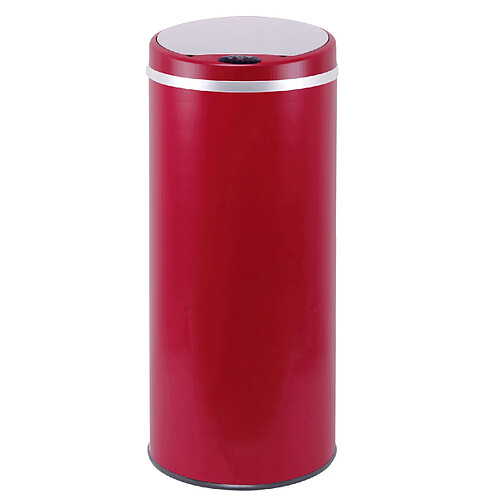 Poubelle automatique 42l rouge mat - BAT-42LI RED - Soho - KITCHEN MOVE