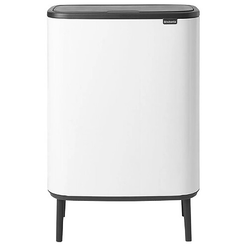 Poubelle 2x30l blanc - 130601 - BRABANTIA