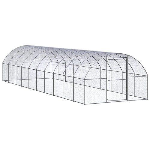 vidaXL Poulailler d'Extérieur - 3x10x2 m