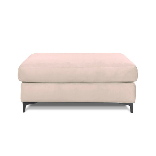 maison aubertin Pouf Fiesole Velours Beige